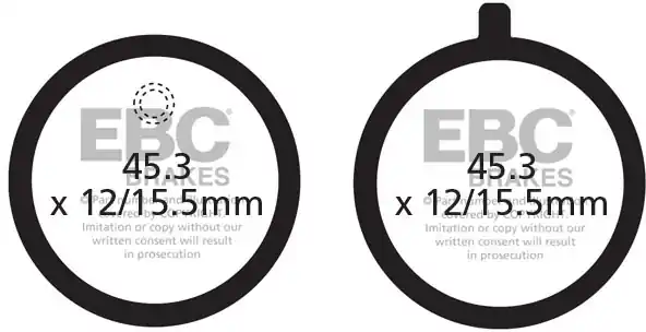 Actieprijs EBC - FA028 - Brake Pads - Organic Remblokken