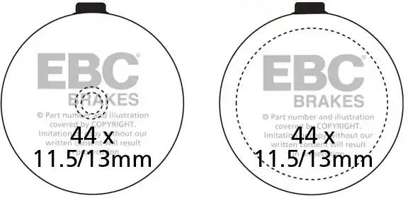EBC - FA046 - Brake Pads - Organic Koopje