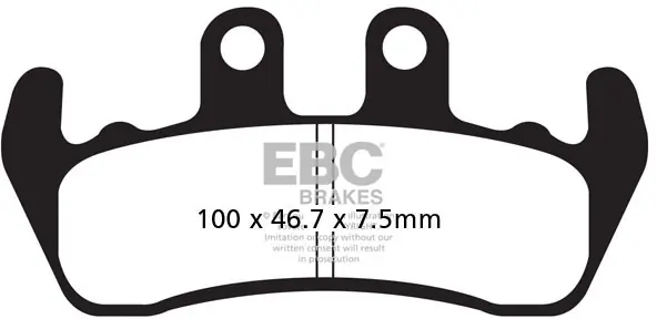 EBC - FA166 - Brake Pads - Organisch Remmateriaal Must-Have