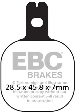 EBC - FA184 - Brake Pads - Organisch materiaal Actieprijs