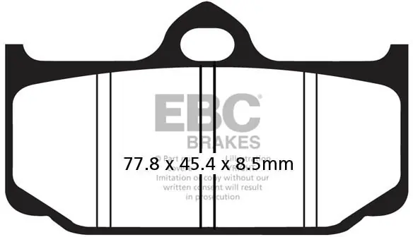 Gratis Verzending EBC - FA211 - Brake Pads - Organisch