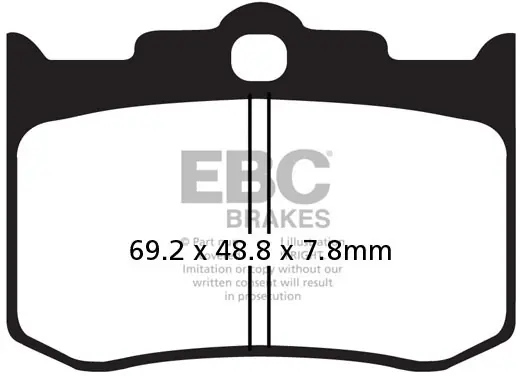 EBC - FA216/3 - Brake Pads - Organic Laatste Kans