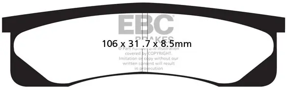 Premium EBC - FA217 - Brake Pads - Organisch
