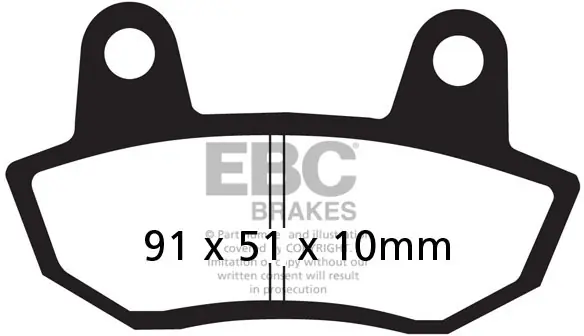 EBC - FA 90V - Brake Pads - Semi-sintered Must-Have