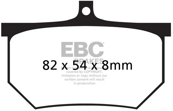Origineel EBC - FA107A - Brake Pads - Organisch