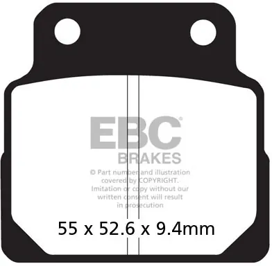 Actieprijs EBC - FA122 - Brake Pads - Organisch