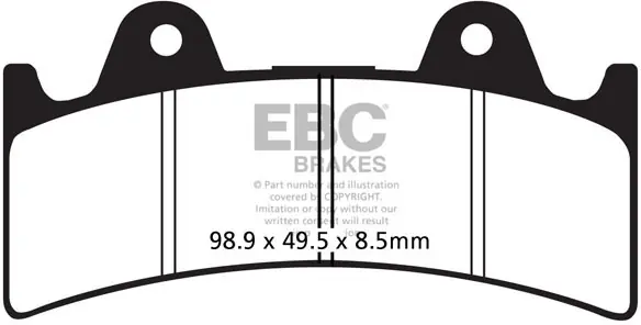 EBC - FA243 - Brake Pads - Organic Groothandel