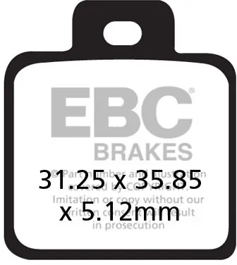 Dagaanbieding EBC - FA282R - Brake Pads - Sintered R