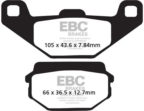 EBC - FA297 - Brake Pads - Organic Snelle Levering