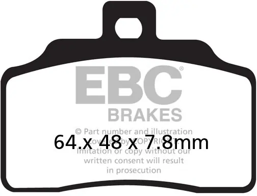 Betaalbaar EBC - FA426 - Brake Pads - Organic