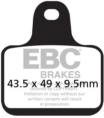 EBC - FA435/4HH - Brake Pads - Sintered Sportbike Betrouwbaar