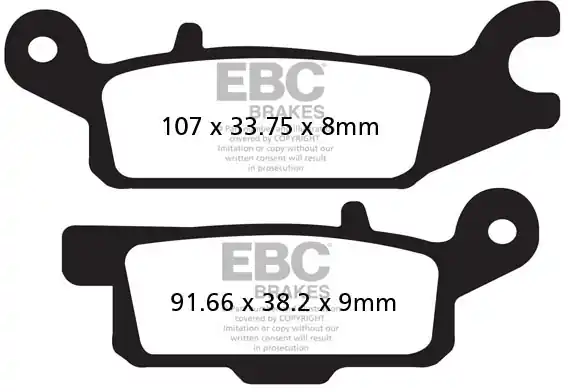 EBC - FA445R - Brake Pads - Sintered R Merkproduct