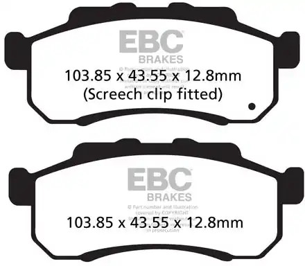 Betrouwbaar EBC - FA476TT - Remblokken - Organisch