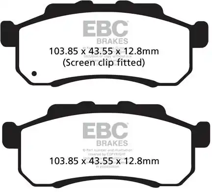 EBC - FA477TT - Brake Pads - Organisch Veilige Betaling