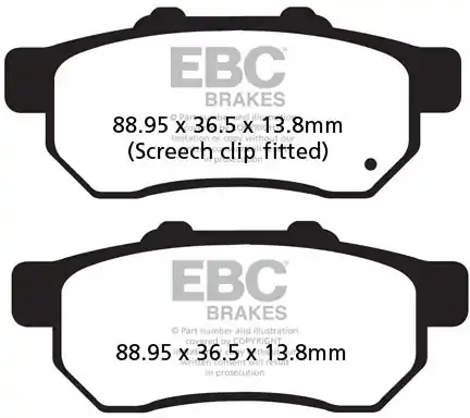 Beste Prijs EBC - FA478TT - Brake Pads - Organisch