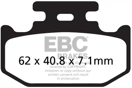 EBC - FA497TT - Brake Pads - Organic Speciale Aanbieding