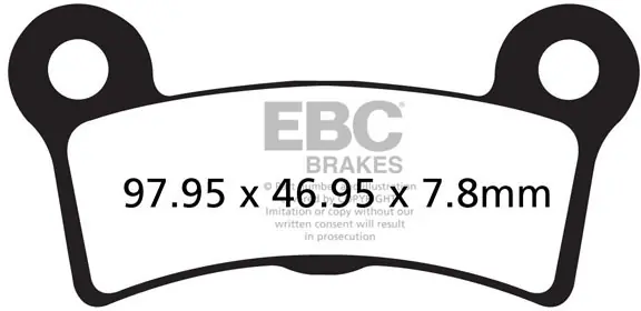 Koop Online EBC - FA605/4HH - Brake Pads - Sintered Sportbike