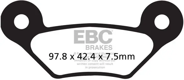 EBC - FA609R - Brake Pads - Sintered R Flitsaanbieding