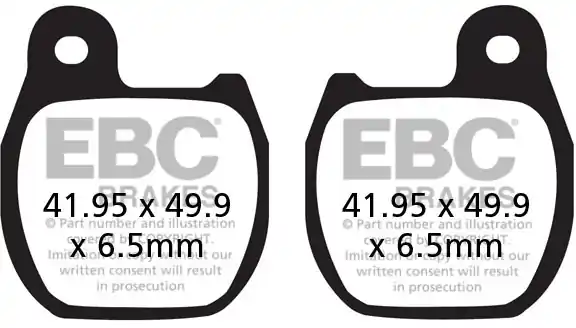 EBC - FA624TT - Brake Pads - Organisch Origineel