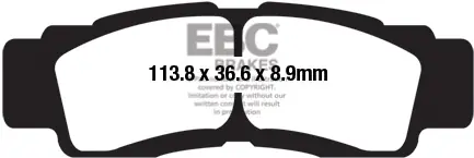 EBC - FA676R - Brake Pads - Sintered R Alleen Vandaag