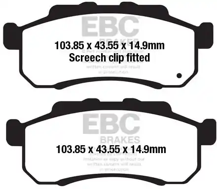 EBC - FA712TT - Brake Pads - Organisch Koopje