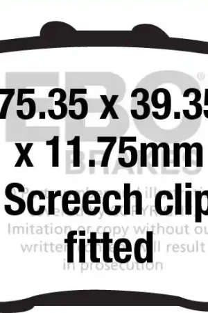 EBC - FA714TT - Brake Pads - Organic Disc Pad Set Merkproduct