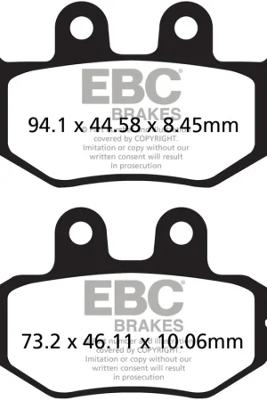 EBC - FA686R - Brake Pads - Sintered R Remblokken Uitverkoop