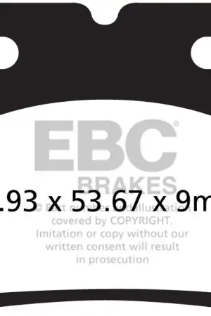 EBC - FA 696V - Brake Pads - Semi-Sintered Nieuw