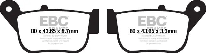 EBC - SFAC678 - Brake Pads - Carbon Budget