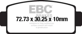 Wereldwijde Verzending EBC - SXR651HH - Brake Pads - Sintered Disc Pad Set