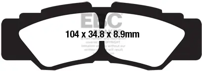 EBC - SXR677HH - Brake Pads - SINTERED SXR DISC PAD SET Lage Prijs