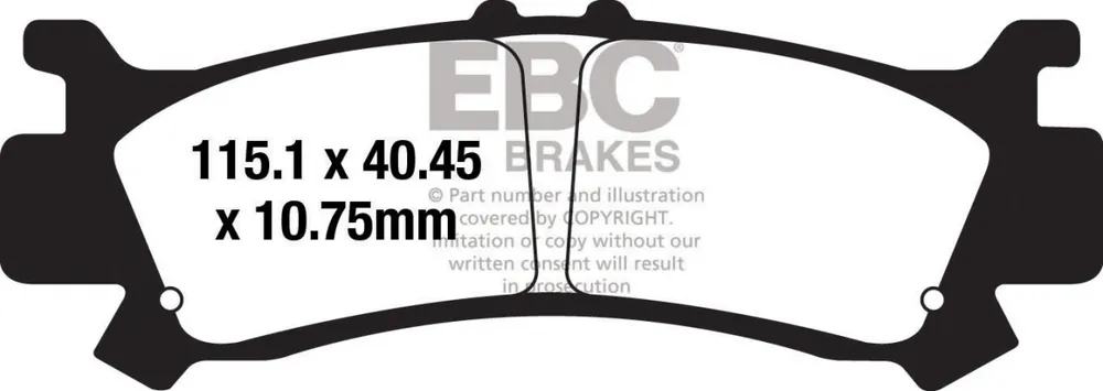 Direct Verzonden EBC - SXR702HH - Brake Pads - Sintered Disc Pad Set