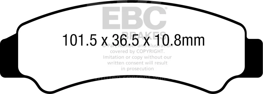 EBC - SXR726HH - Brake Pads - Sintered Disc Pads Hoge Kwaliteit
