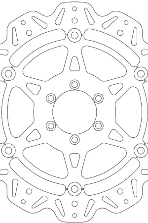 EBC - VR633ORG - Brake Discs - Oranje Hub Aanbieding