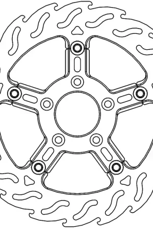 Plaats Bestelling MOTO MASTER - 112309 - Brake Discs - FLAME FLOAT ALU DISC 292, LEFT