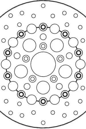 Nieuw MOTO MASTER - 112308 - Brake Discs - KINGMAN FLOATING ALU DISC 292