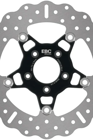 Gratis Retour EBC - FSD012CBLK - Brake Discs - BLACK CHROME CENTRED