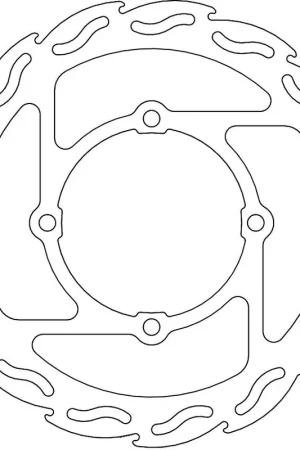 MOTO MASTER - 110290 - Brake Discs - Flame Fixed Disc 250 Hete Deal