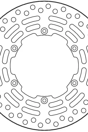 MOTO MASTER - VINTAGE FRONT DISC - Brake Discs - Geschikt voor Suzuki en Yamaha Hoge Kwaliteit