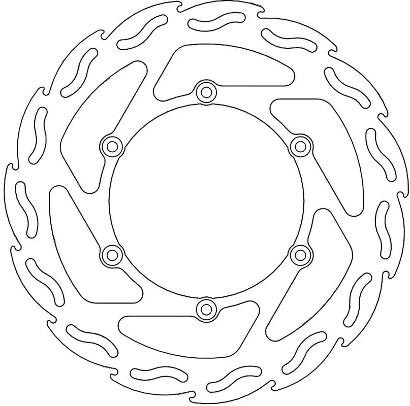 MOTO MASTER - 110286 - Brake Discs - Flame Fixed Disc 250 Beperkte Voorraad
