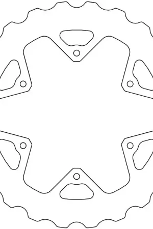 Laatste Kans MOTO MASTER - 110641 - Brake Discs - NITRO MUD FIXED DISC 245