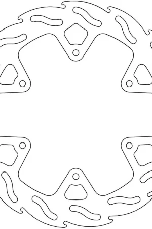 MOTO MASTER - 110598 - Brake Discs - Flame Factory Fixed Disc 245 Professioneel