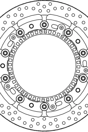 MOTO MASTER - 117068 - Brake Discs - Voor Race Gebruik Uitverkoop