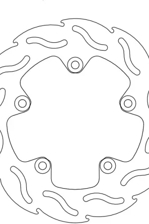 MOTO MASTER - 110260 - Brake Discs - Flame Fixed Disc 220 Meest Verkocht