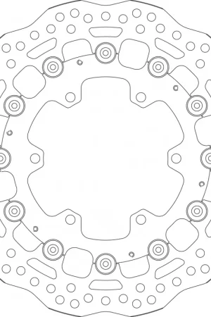 SBS - UPGRADE BRAKE DISC 6278A - Brake Discs - Compatibel met BMW motoren Trendy