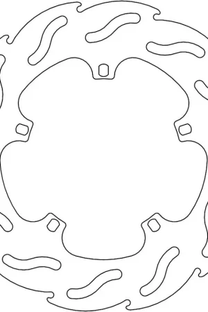 MOTO MASTER - 110236 - Brake Discs - Flame Fixed Disc 200 Trendy