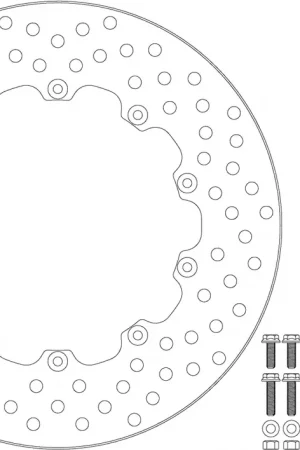 MOTO MASTER - HALO FLOATING STEEL DISC 260 - Brake Discs - Kwaliteit en Betrouwbaarheid Uitverkoop