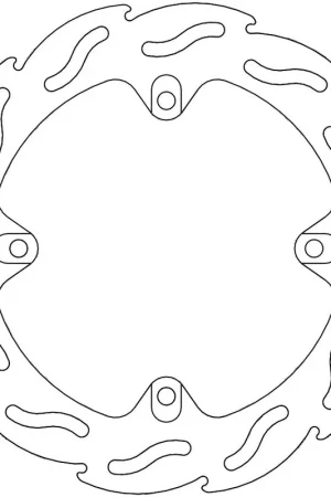 MOTO MASTER - 110308 - Brake Discs - Flame Fixed Disc 210 Bulkbestelling