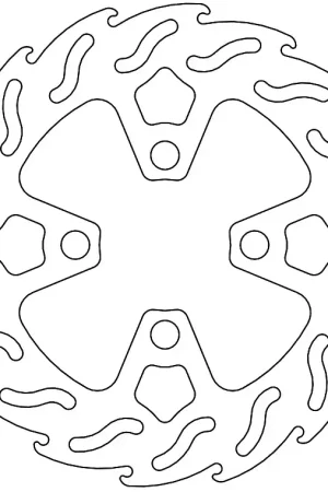 MOTO MASTER - 110772 - Brake Discs - Flame Fixed Disc 180 Korting