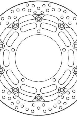 MOTO MASTER - HALO 5,5MM RACING SERIES - Brake Discs - FLOATING ALU DISC 320 Premium